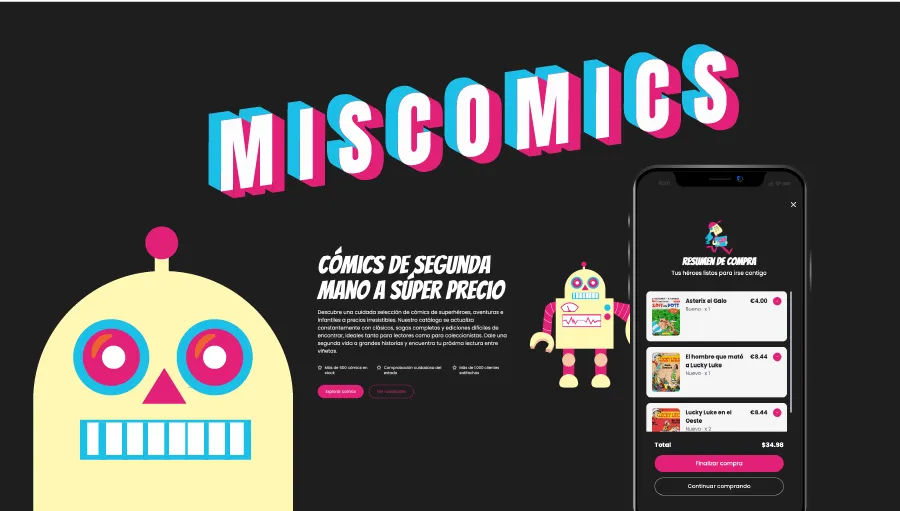 Sitio web de Miscomics